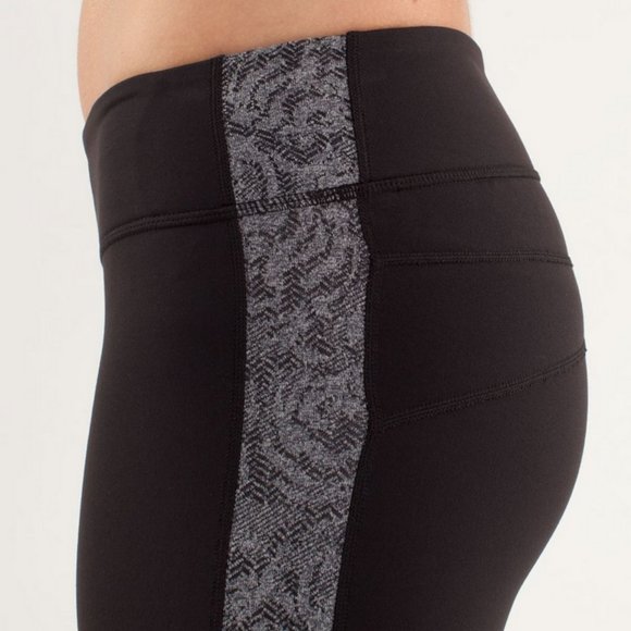 Lululemon Side Angle Pant - Black/Grey - Size 4 - Picture 3 of 8